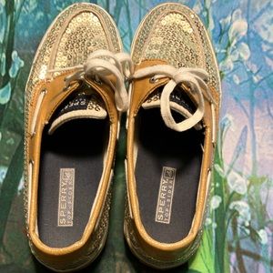 Sperry Top Siders - Women's Silver Sequins